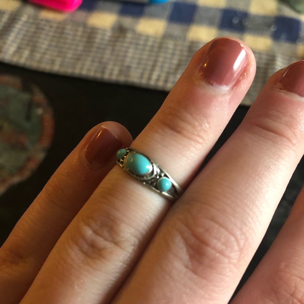 Turquoise midi ring - Picture 2 of 3